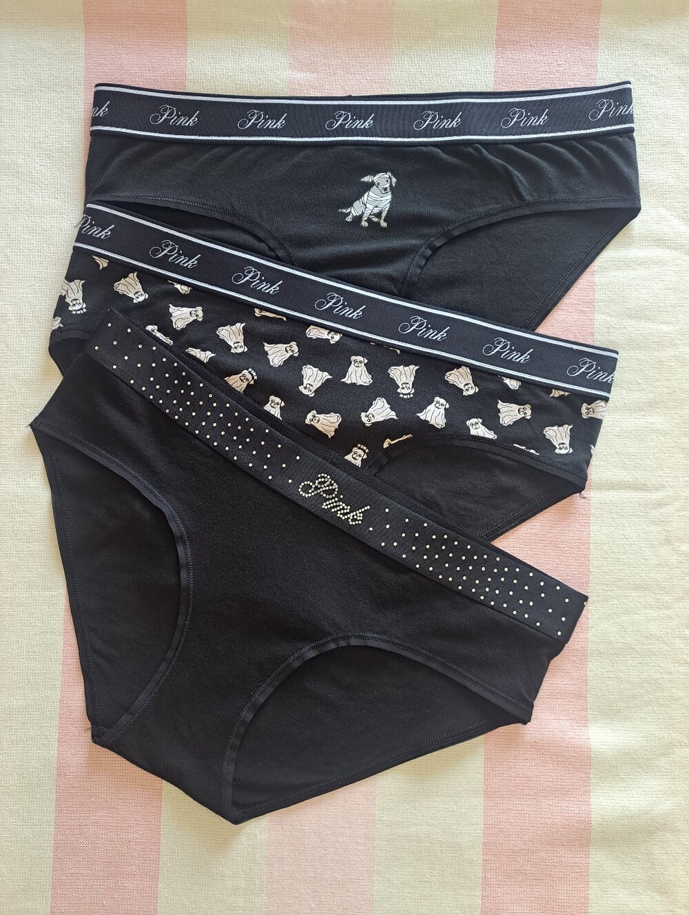 PINK panties bundle (S) NWT